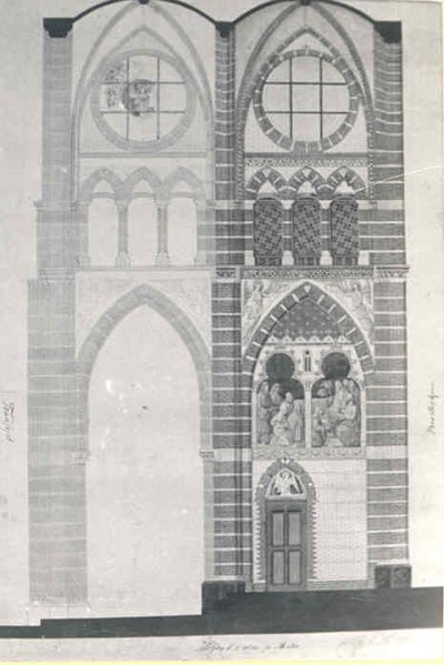 Design for the Interior of the Sint-Martinuskerk in Sneek by Pierre Cuypers